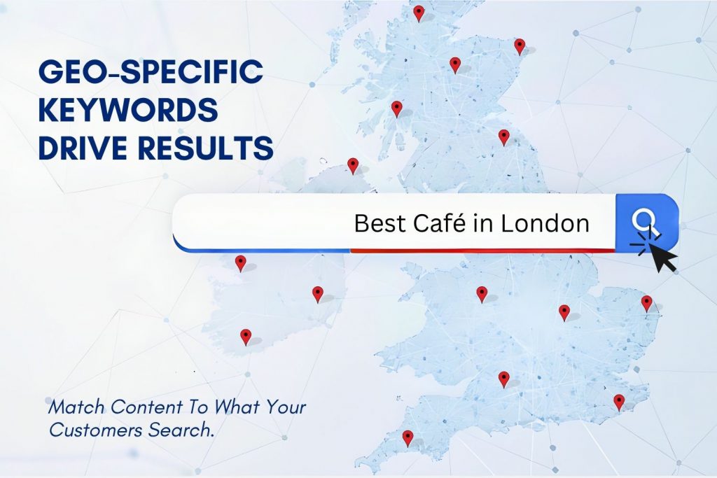ocal content marketing uk keyword research example with geo-specific terms